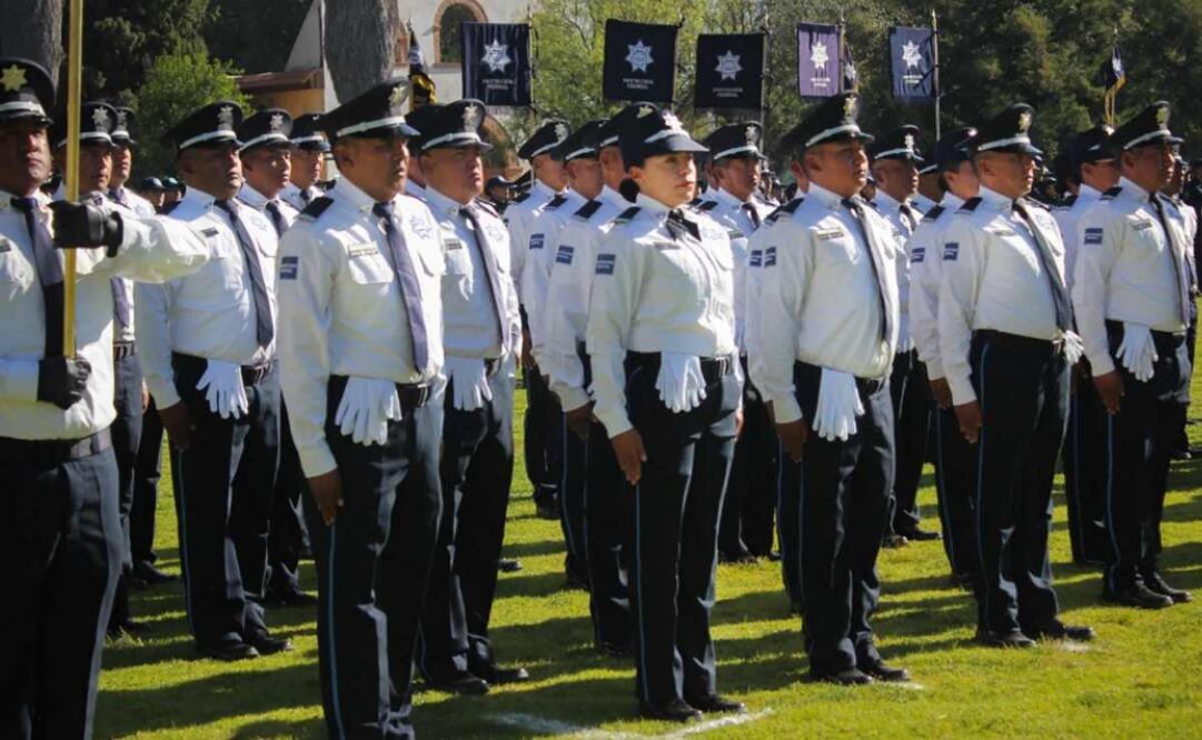 La Secretaría de Seguridad y Protección Ciudadana (SSPC) incorporó a sus filas a 98 cadetes que concluyeron su formación inicial. Foto: Especial.