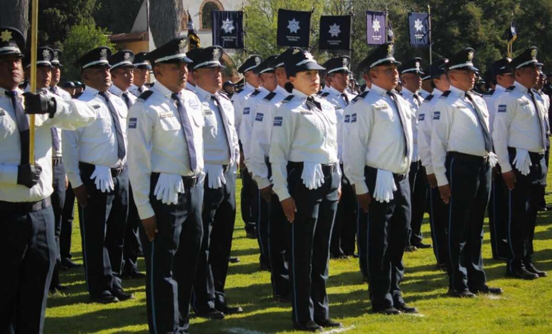 La Secretaría de Seguridad y Protección Ciudadana (SSPC) incorporó a sus filas a 98 cadetes que concluyeron su formación inicial. Foto: Especial.