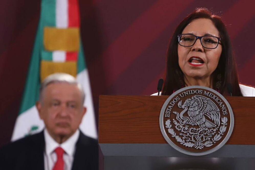 La secretaria de Educación, Leticia Ramírez. Foto: Berenice Fregoso