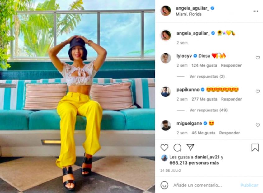 Ángela Aguilar conquistó Miami con su estilo al vestir