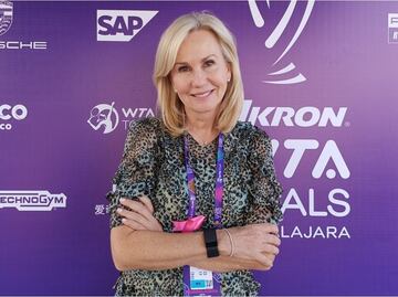 Micky Lawler, presidenta de la WTA, ve a México como opción