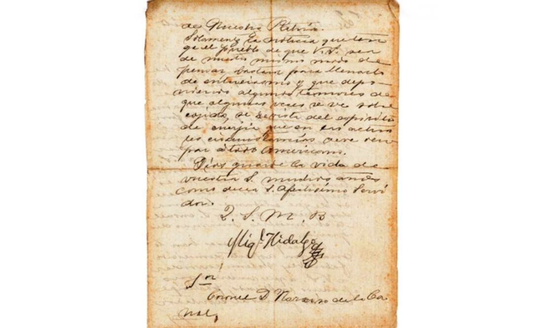 The documents were letters written by the great heroes of the Mexican Independence - Photo: File photo/EL UNIVERSAL