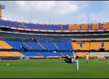 El golazo en el entrenamiento de los Tigres