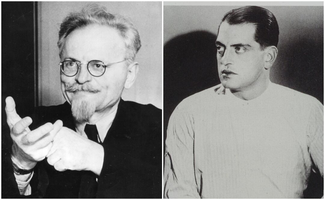 León Trotski llegó a México en 1937. Foto: AP; Luis Buñuel arribó al puerto de Veracruz, México en 1950. Foto: Archivo EL UNIVERSAL