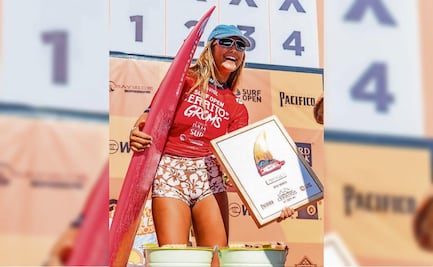 Coral Bonilla encuentra en su padre a su mayor fuente de inspiración para consagrarse en el surf