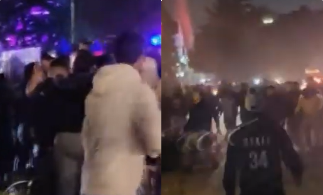 Serenata al América en Toluca termina en violencia, caos y pánico - Foto: Especial