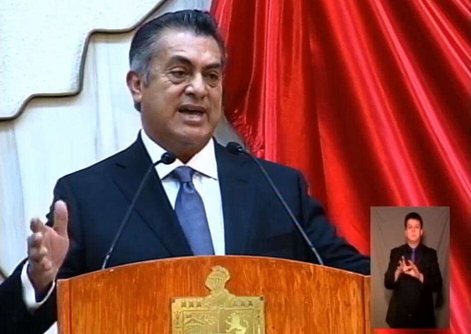 El gobernador de Nuevo León presentó su tercer informe de gobierno (Foto: tomada de Facebook)