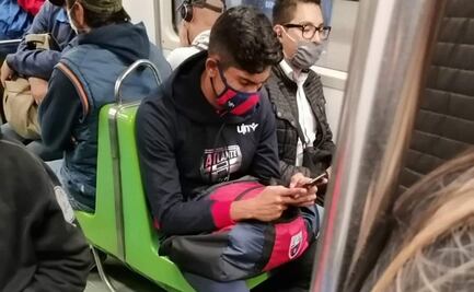 Jugador del Atlante se regresa en metro, tras victoria en la Liga de Expansión