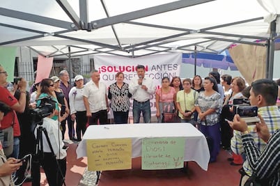 Jubilados exigen pago de pensiones al Tribunal Superior de Justicia de Morelos