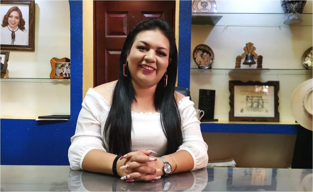Maribel Juárez Blanquet, exalcaldesa de Angamacutiro, Michoacán. Foto: Facebook y Especial