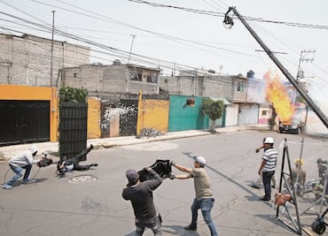 Graban entre llamas y "Sin miedo a la verdad"