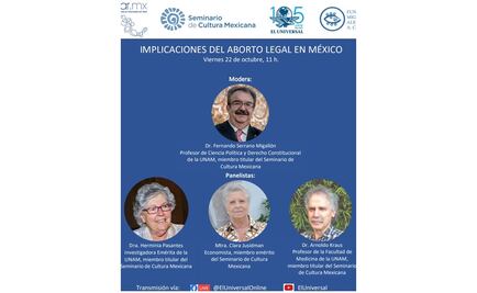 Sigue la transmisión de EL UNIVERSAL sobre las implicaciones del aborto legal en México