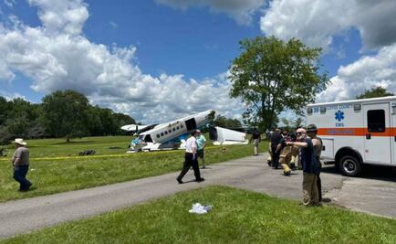 Aeronave con 20 personas a bordo se estrella en Tennessee, EU; reportan a dos personas con heridas graves
