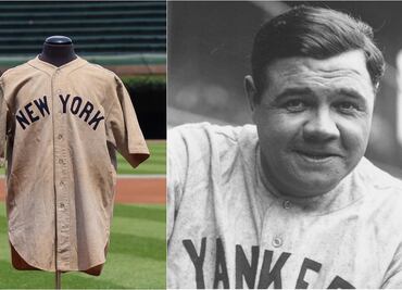 Jersey de Babe Ruth rompe récord de venta en subasta