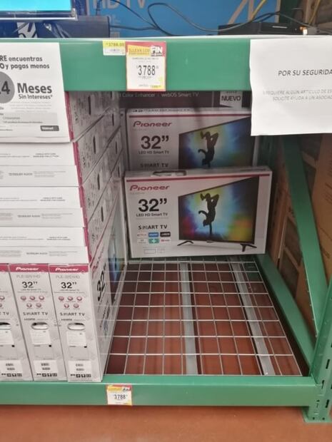 Por error de etiquetado, venden pantalla en 3 pesos: Profeco