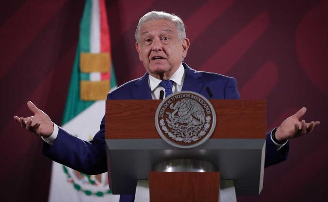 López Obrador aseguró este lunes que no ve ningún problema a que se puedan importar vacunas contra Covid-19. Foto: Diego Simón Sánchez / EL UNIVERSAL