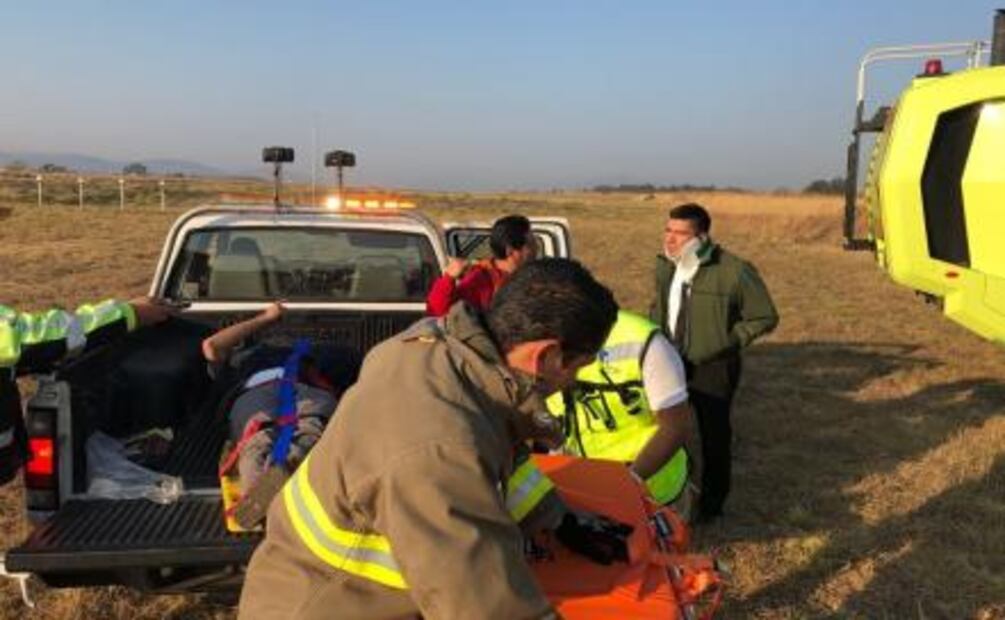 Se desploma avioneta tipo Cessna en aeropuerto de Morelia