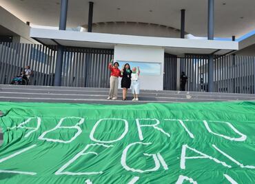 Exigen despenalización del aborto en Yucatán; colectivas feministas se manifiestan