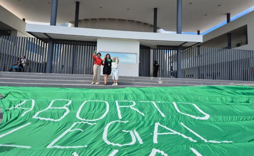 Exigen despenalización del aborto en Yucatán (02/02/2025). Foto: Especial/El Universal