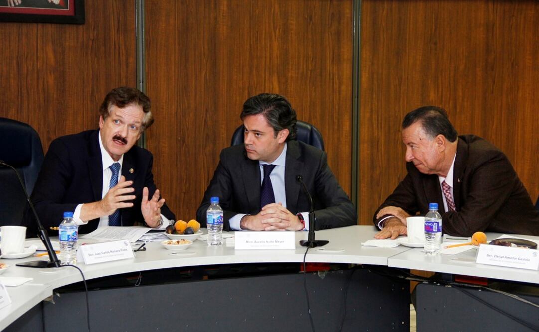 El funcionario ofreció a los legisladores detalles sobre los resultados de la prueba Planea. /Especial
