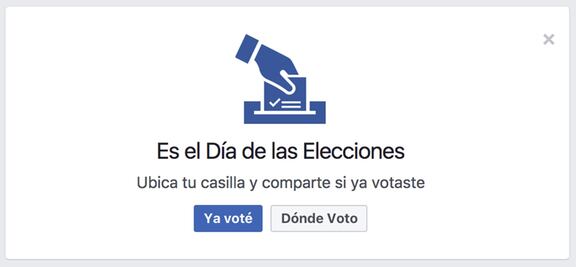 Facebook presenta herramienta para elecciones en México