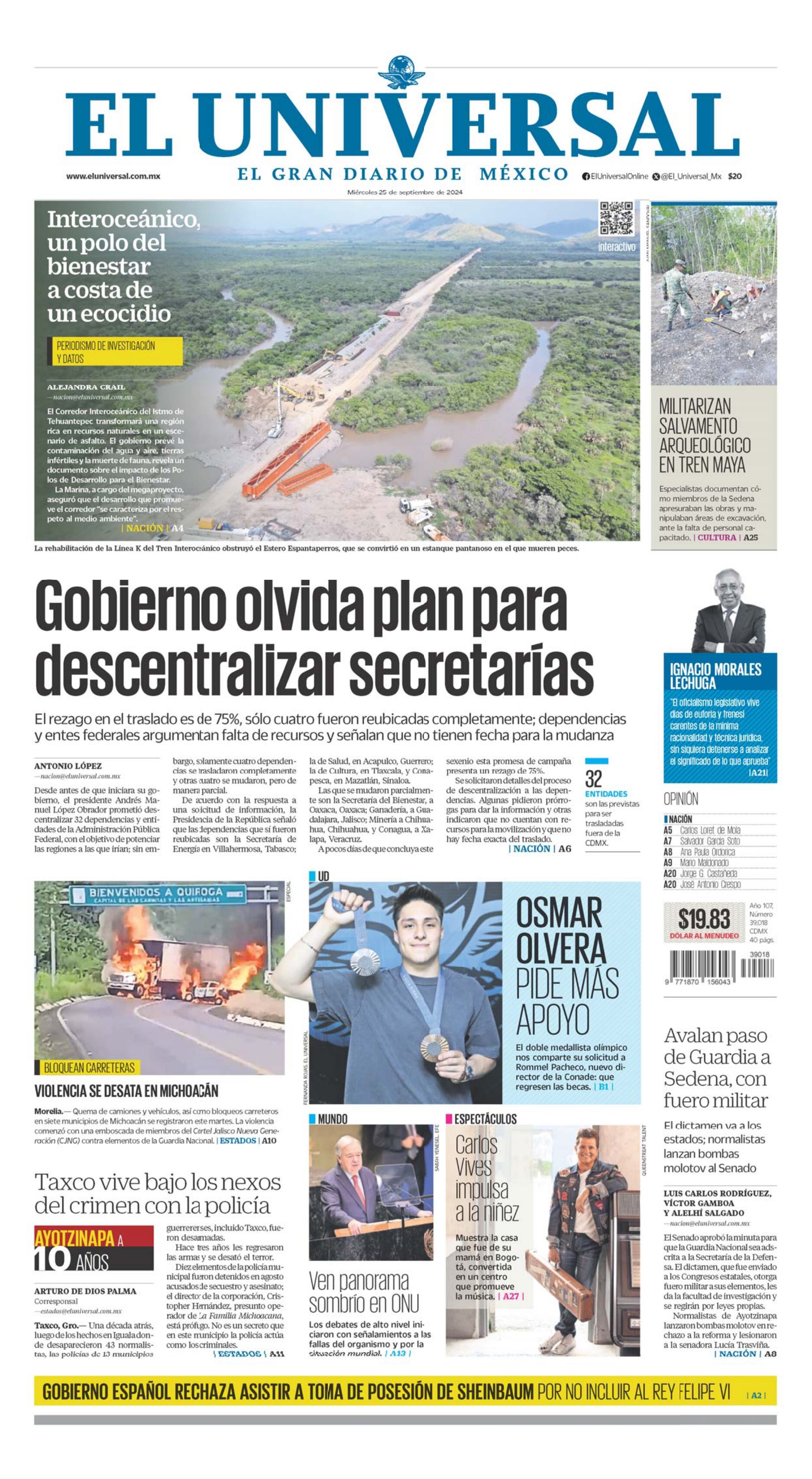 Portada impresa