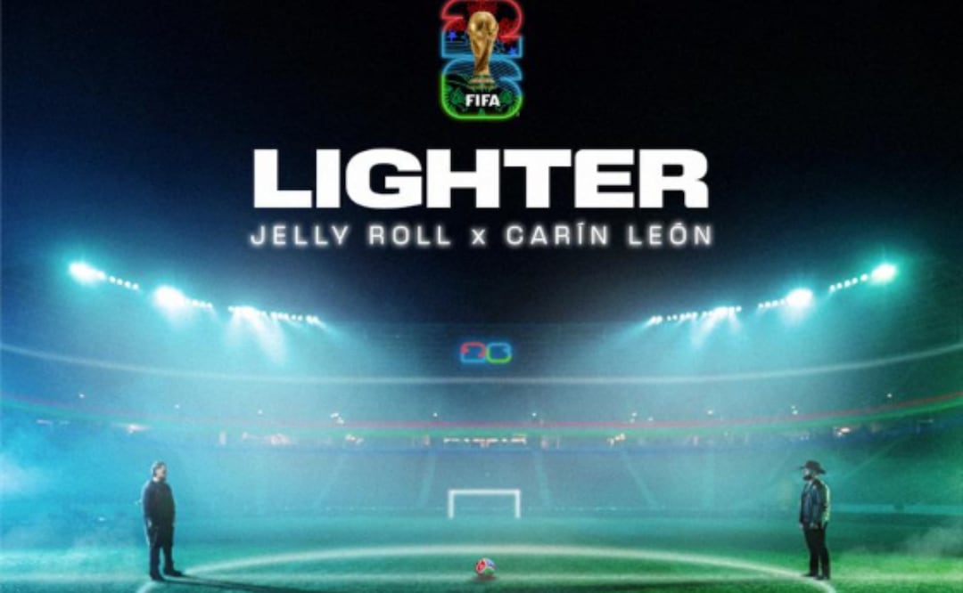 Mundial 2026: ¿De qué trata “Lighter”?; la nueva canción de Jelly Roll y Carín León para la Copa del Mundo. Foto: FIFA