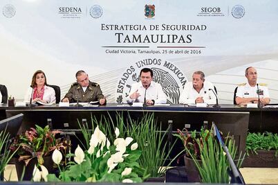 Osorio pide a Tamaulipas no ceder ante inseguridad
