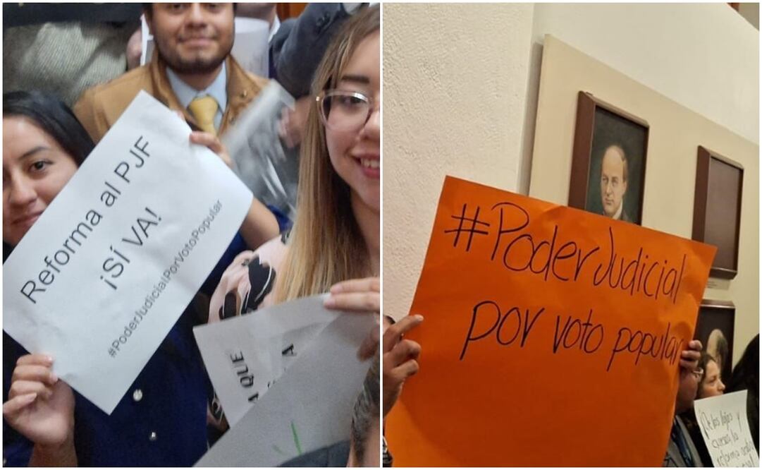 Apoyo a la reforma judicial al interior de la Corte. Foto: Especial