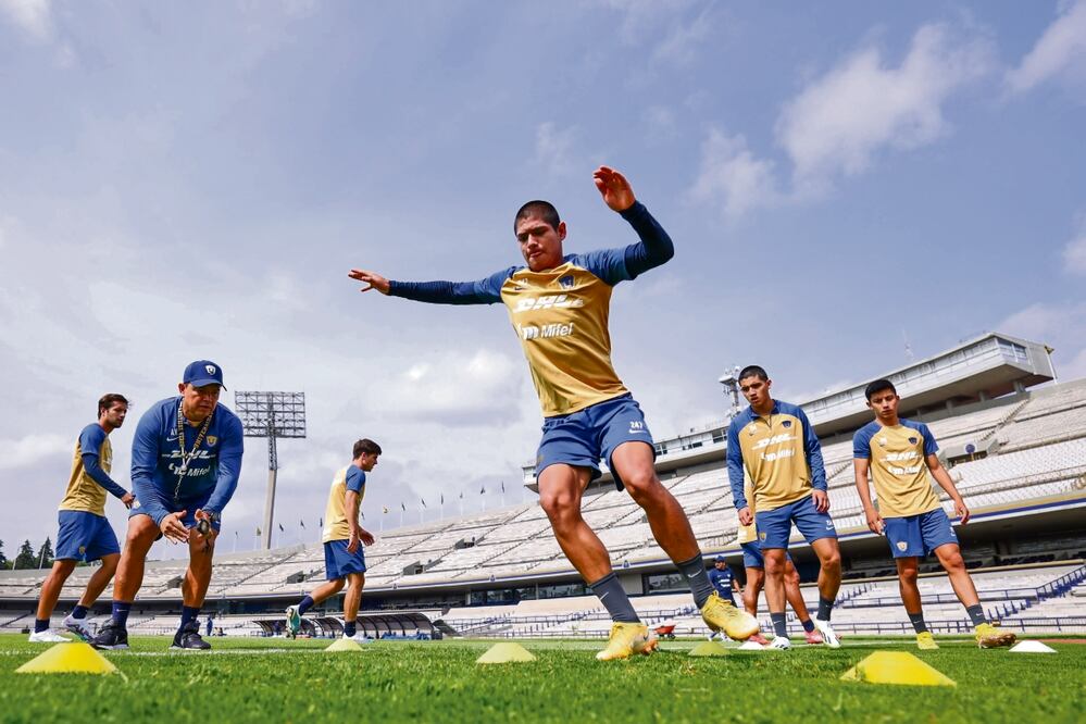 Bajo las órdenes del Turco, los felinos intentan dejar atrás los malos torneos. Foto: AGM/CLUB PUMAS
