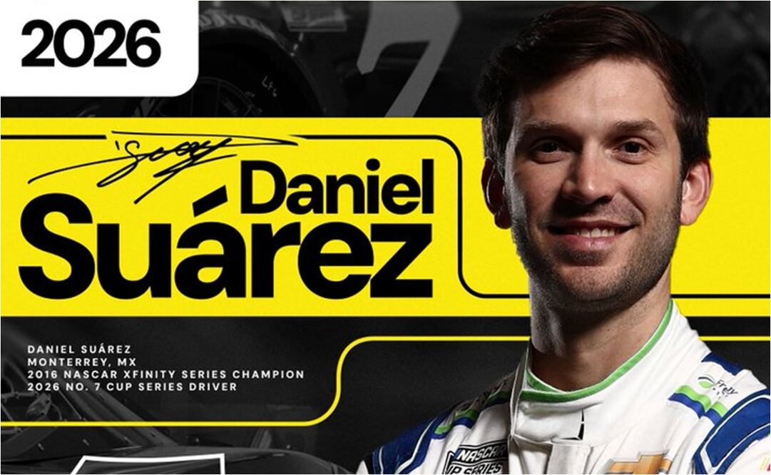 Daniel Suárez seguirá en Nascar Cup Series. FOTO: @SpireMotorsport