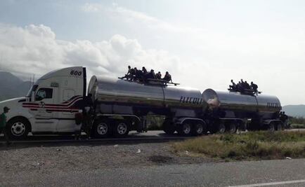 Migrantes parten de Oaxaca rumbo a Veracruz