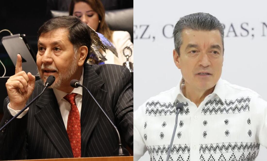 El senador Gerardo Fernández Noroña llamó “cretino” al cónsul Rutilio Escandón por defender condiciones de Alligator Alcatraz este 25 de agosto de 2025. Foto: Especial