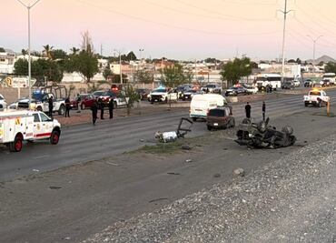 Persecución en Ciudad Juárez termina en volcadura y muerte; entre las víctimas, una agente estatal y un civil