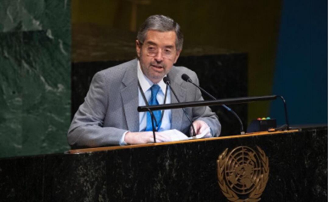 El embajador de México ante la ONU, Juan Ramón de la Fuente. Foto: Especial
