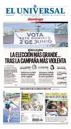 Portada impresa del 2 de junio de 2024