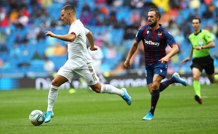 Eden Hazard debuta en triunfo del Real Madrid ante el Levante