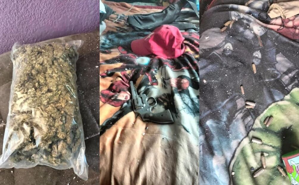 Balacera en Tecámac deja un muerto, elementos de policía encuentran bolsas de marihuana. Fotos: Especial