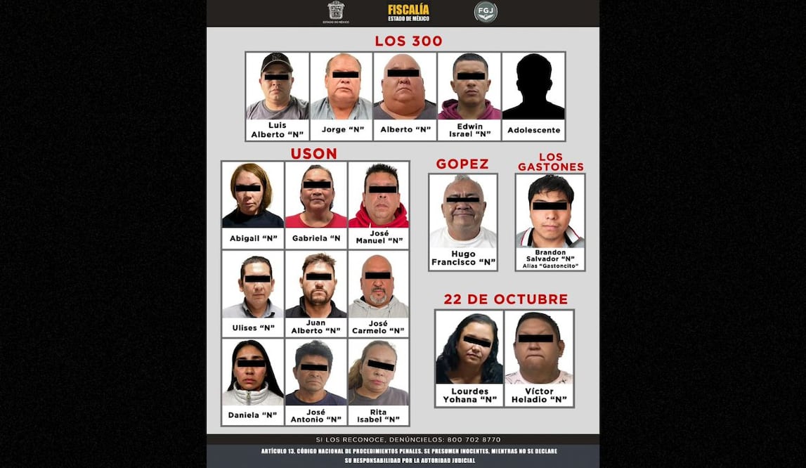 Operación Restitución en Edomex; devuelven 822 inmuebles y detienen a 319 personas por despojo. Foto: Especial