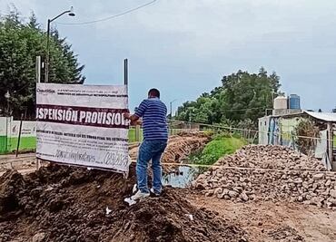 Suspenden obra que amenaza río en Cuautitlán