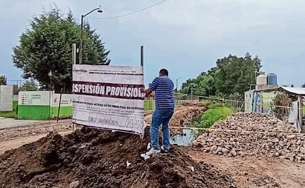 Suspenden obra que amenaza río en Cuautitlán