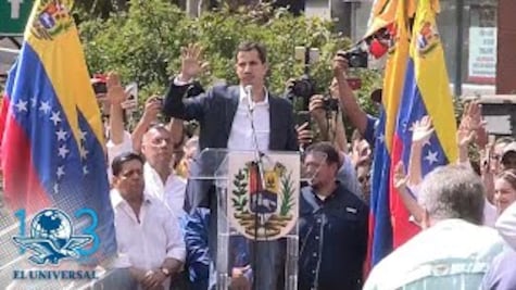 Juan Guaidó, lider de la Asamblea de Venezuela, se proclama "presidente encargado del país"