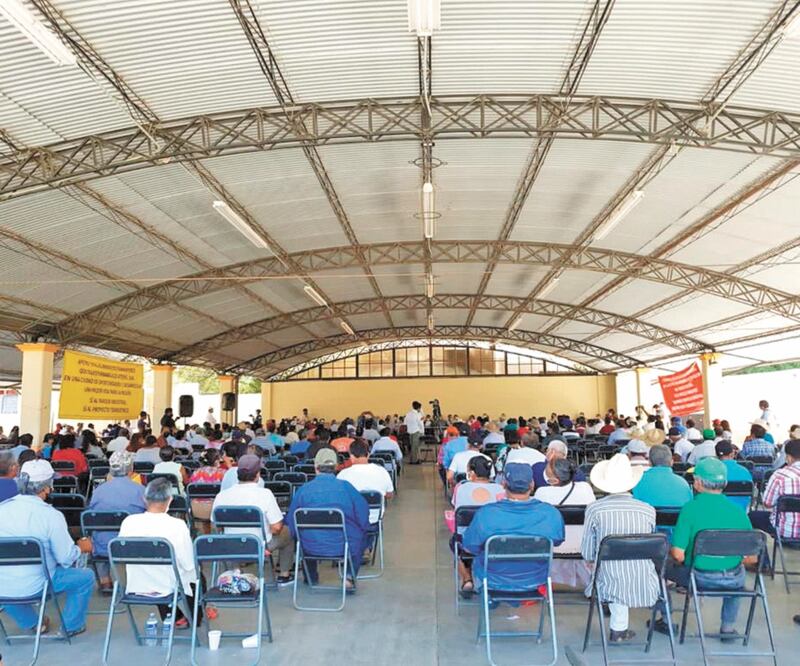 Comuneros esperan que el Presidente cumpla con lo mencionado en julio pasado, cuando planteó que fueran socios del proyecto federal en vez de vender sus tierra. Foto: ESPECIAL