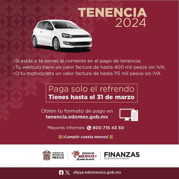 Tenencia 2024. Foto: Especial