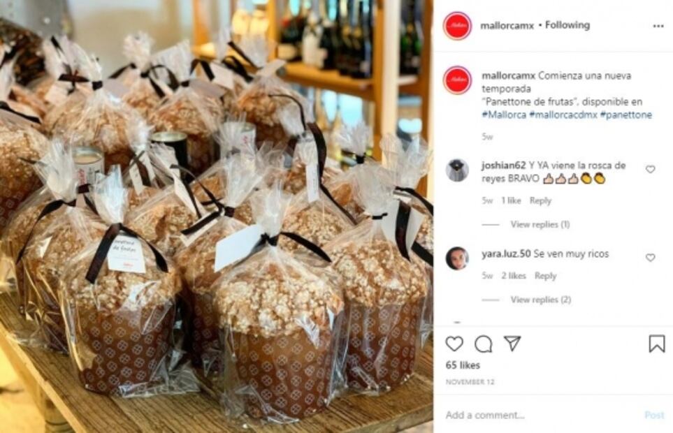 Dónde comprar panettone en la CDMX