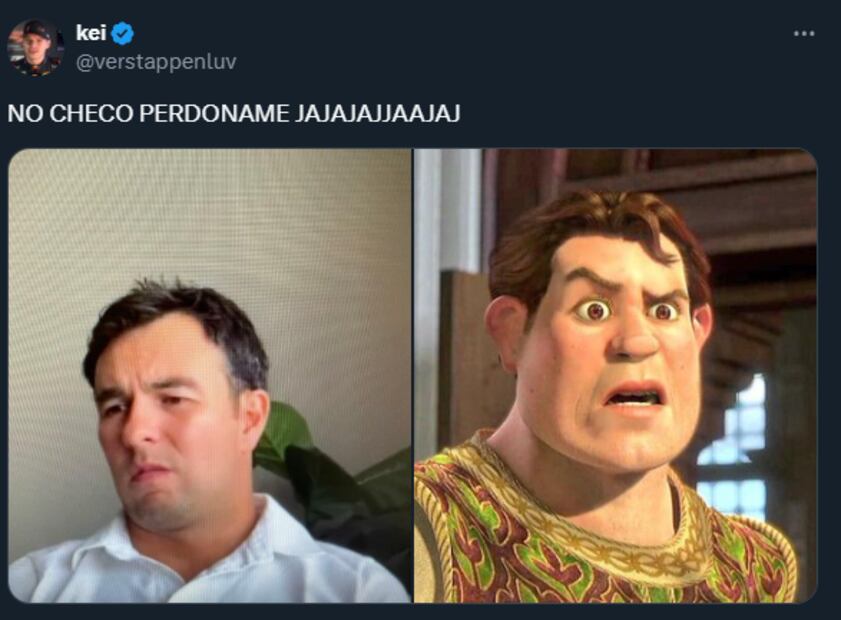 Los mejores memes del nuevo corte de cabello de Checo Pérez - Foto: Especial