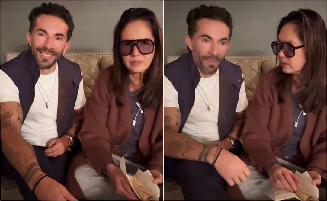 Yolanda Andrade y la pareja de su hermana Marilé, Sergio Araiza Roldán. 
Fotos_ Instagram