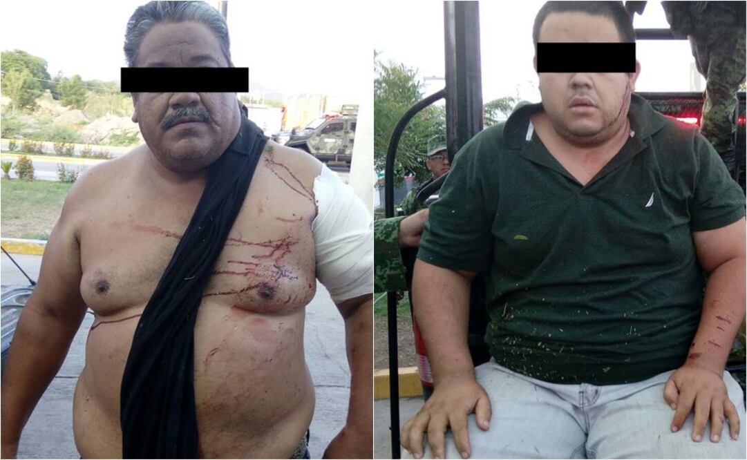 Ignacio Rentería (izq) y Daniel Rubio (der) Fueron detenidos esta mañana en el municipio de Parácuaro. Foto: Cortesía