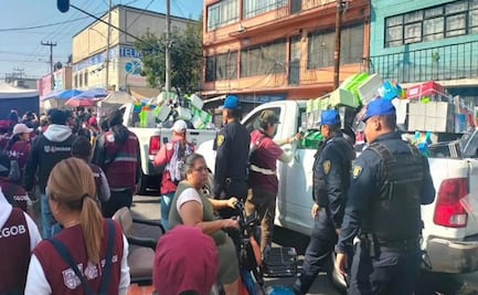 Autoridades desmantelan puestos del comercio informal en perímetros del Centro Histórico