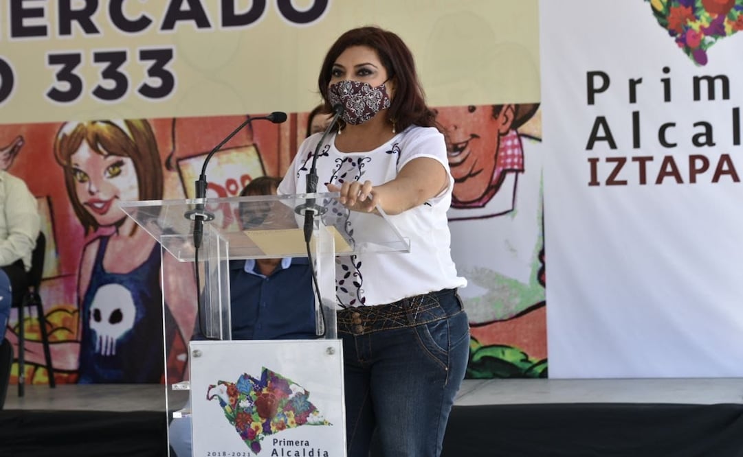 Evento realizado en la plaza Sara García, donde anunciaron que el centro de abasto Cananera será convertido en mercado público. Foto: Especial
